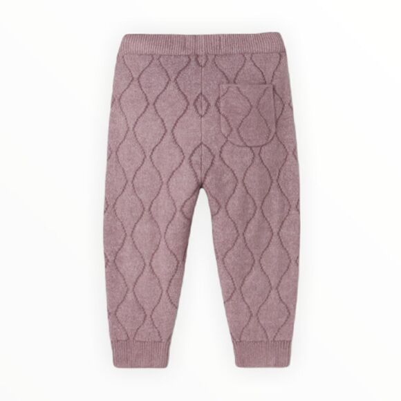 ZARA Kids | Mauve | PADDED KNIT PANTS - Picture 2 of 7
